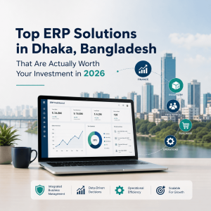 Read more about the article Top ERP Solutions in Dhaka, Bangladesh That Are Actually Worth Your Investment in 2026