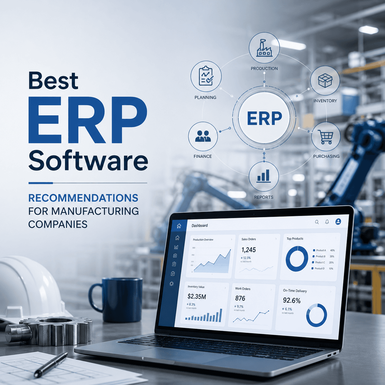 You are currently viewing Best ERP software recommendations for manufacturing companies