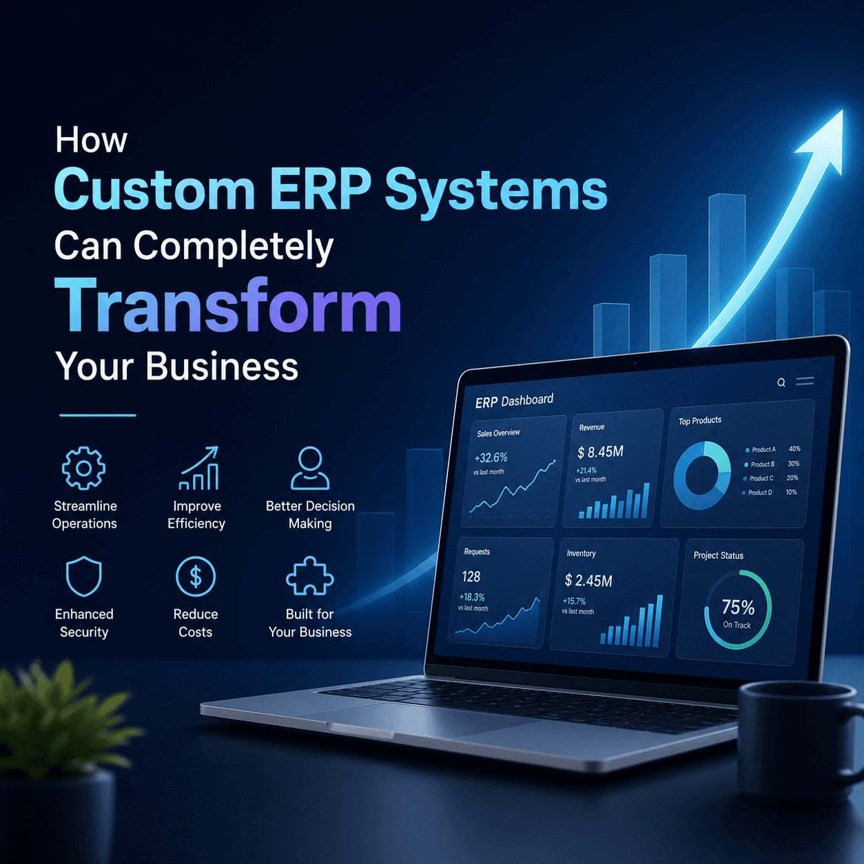 Read more about the article How custom ERP systems can completely transform your business?